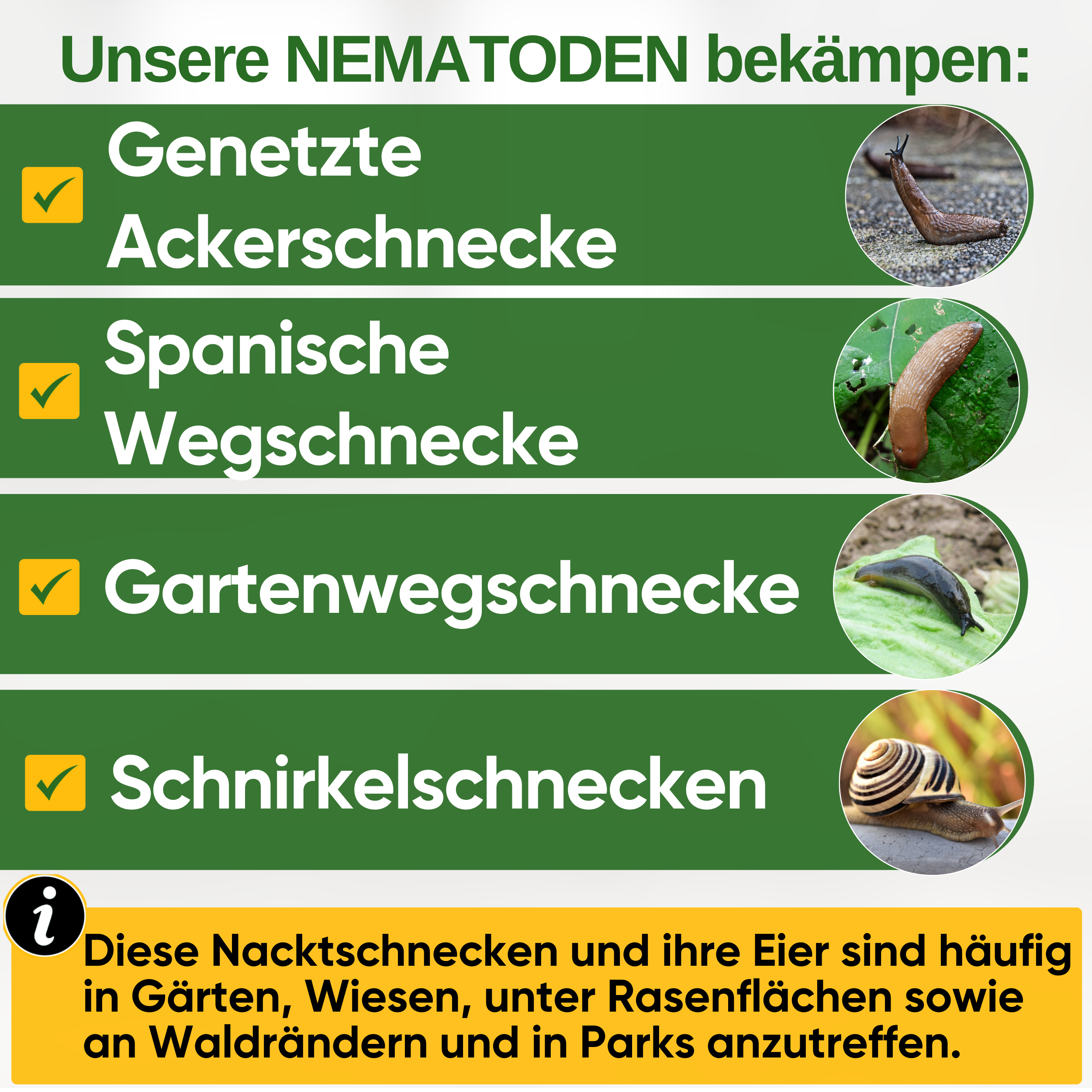 Nematoden tegen alle soorten slakken