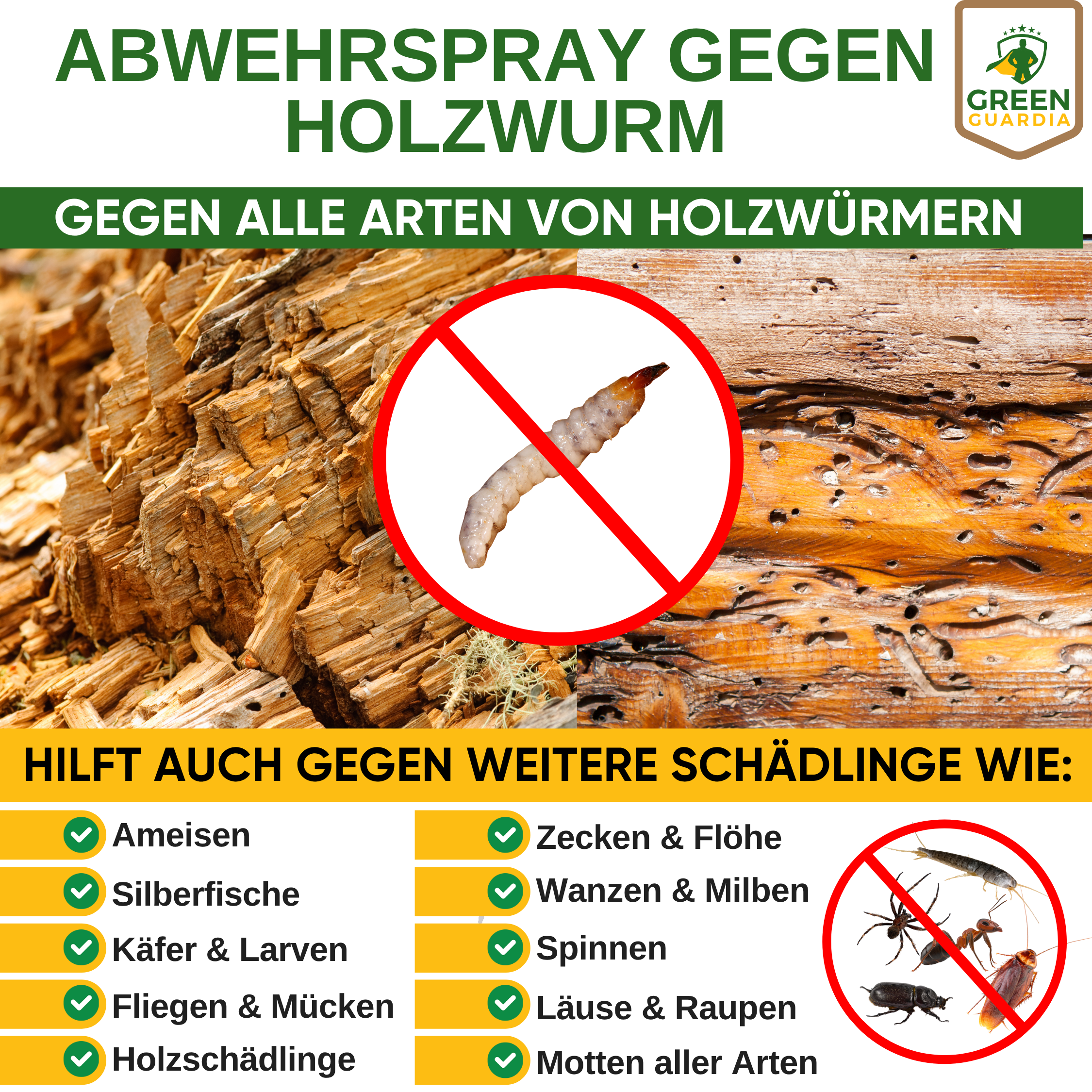 Woodworm Repellent Spray Power Concentrate