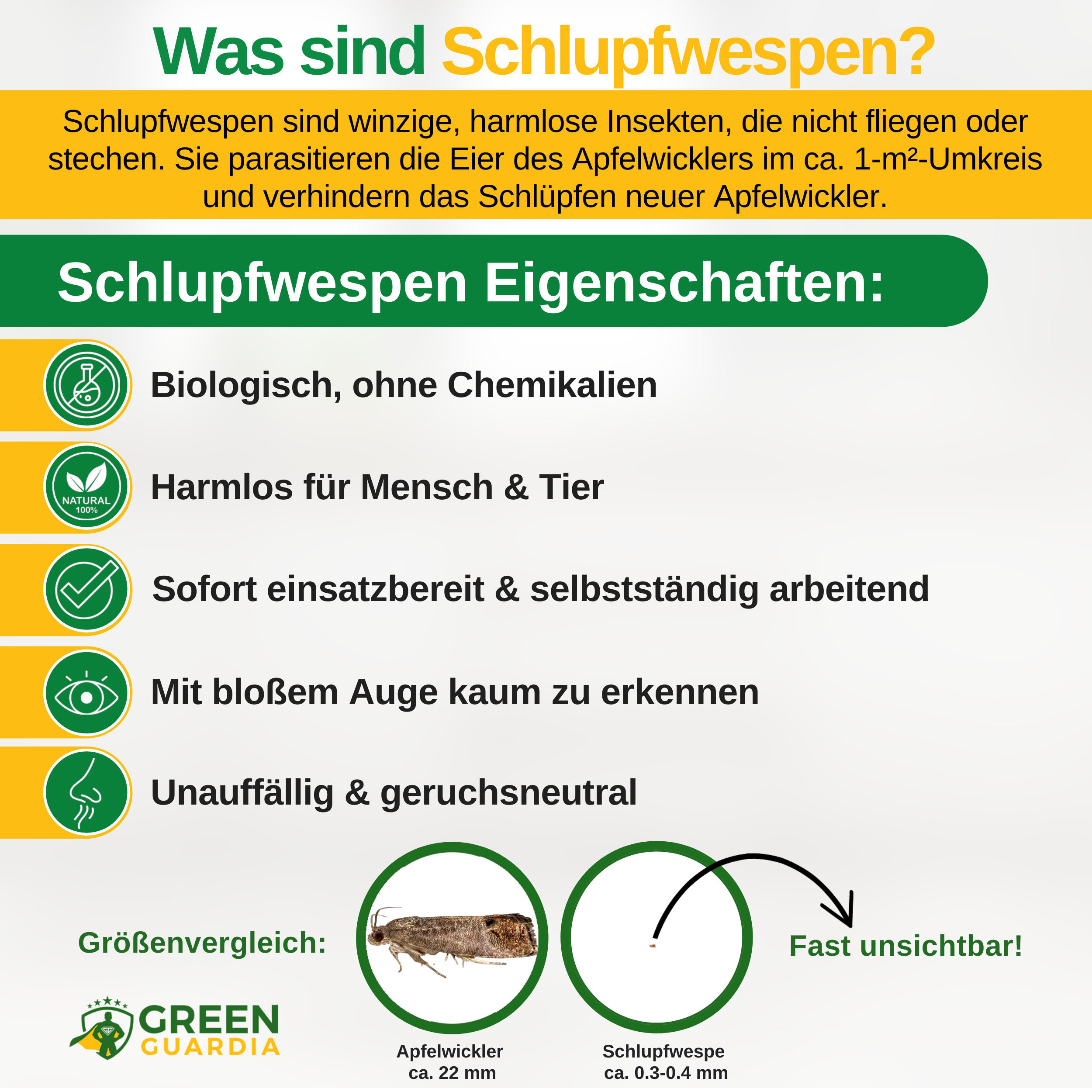 Parasitaire wespen tegen fruitmotten
