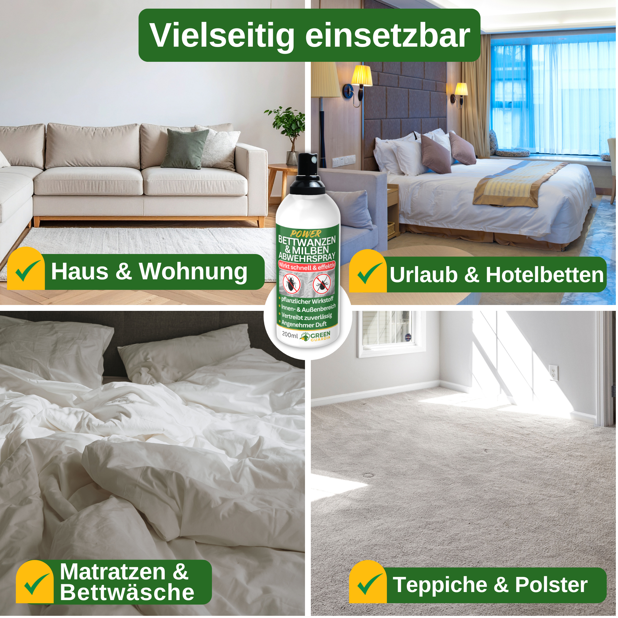 Bettwanzen-Abwehrspray Power-Konzentrat