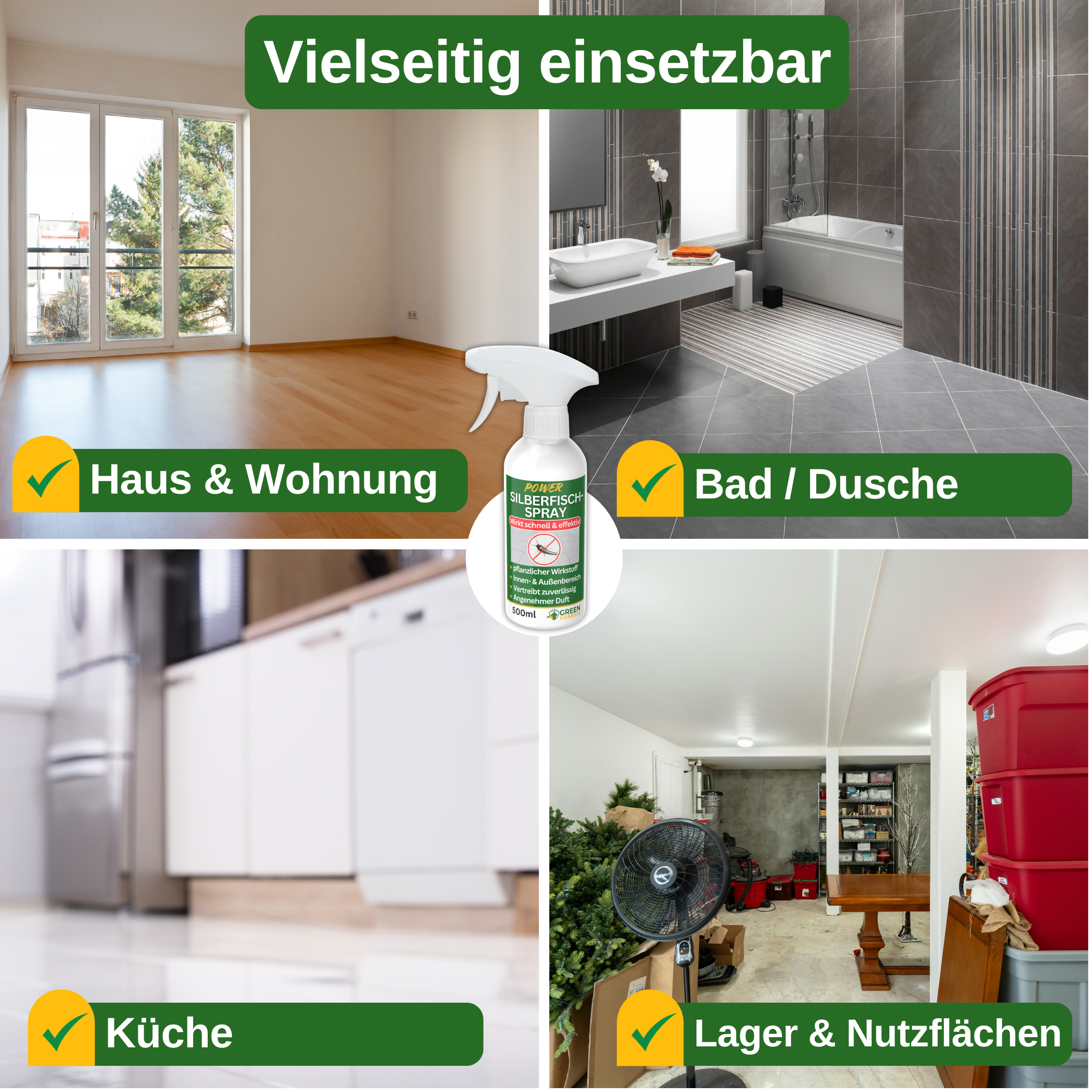 Zilvervisjeswerende spray met geconcentreerde werking
