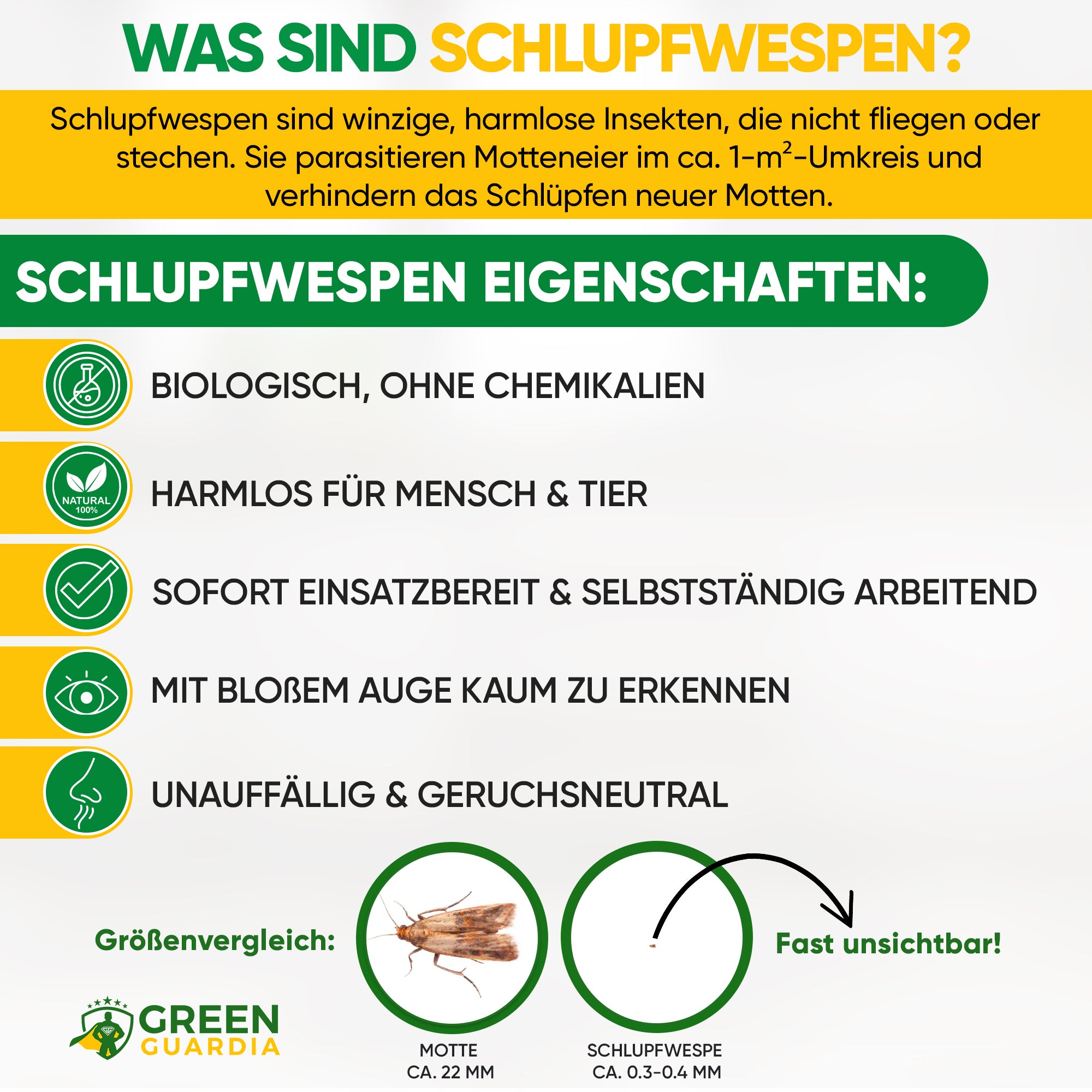 Parasitaire wespen tegen voedselmotten