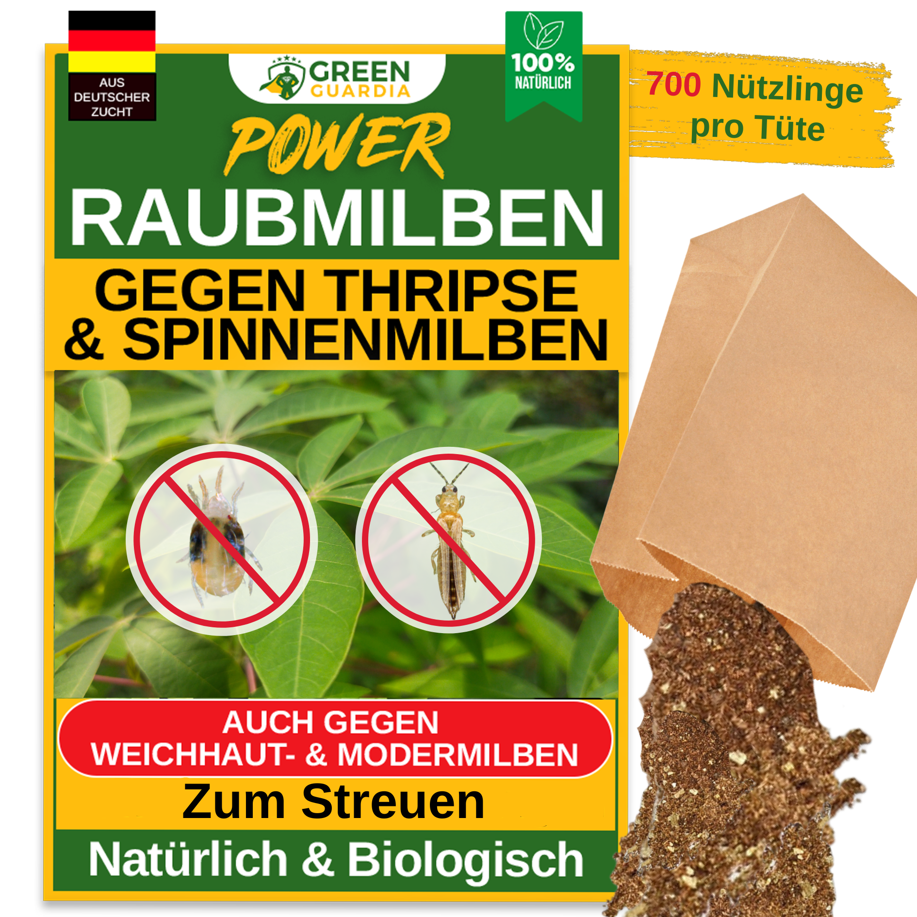 Roofmijtenmix tegen trips en spint – los product