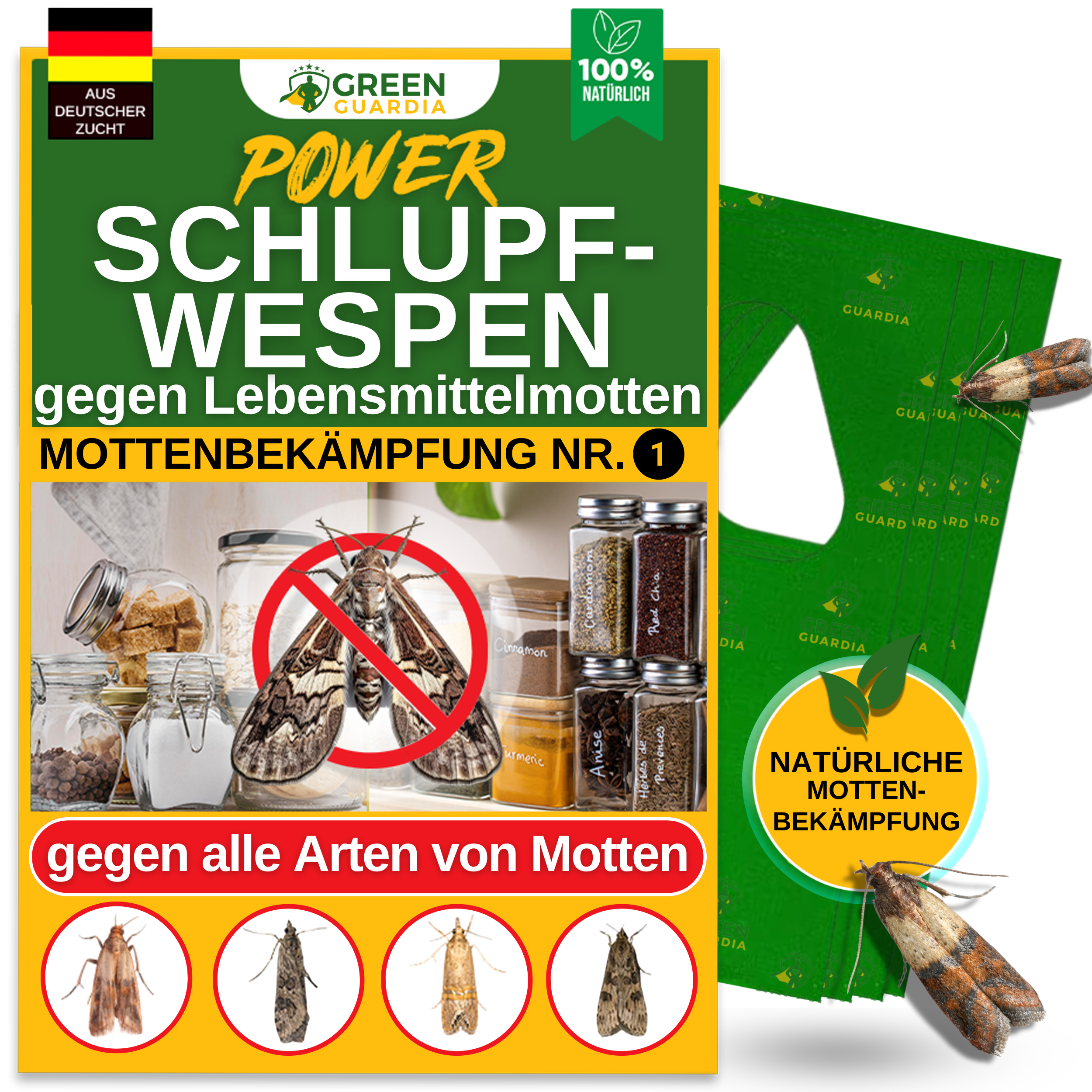 Parasitaire wespen tegen voedselmotten