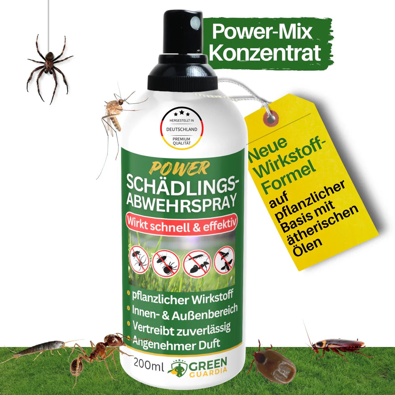 Schutz mit Abwehrspray – Natürliche Lösungen gegen lästige Schädlinge - Green Guardia - Ihr Experte für Schädlinge und Pflanzen