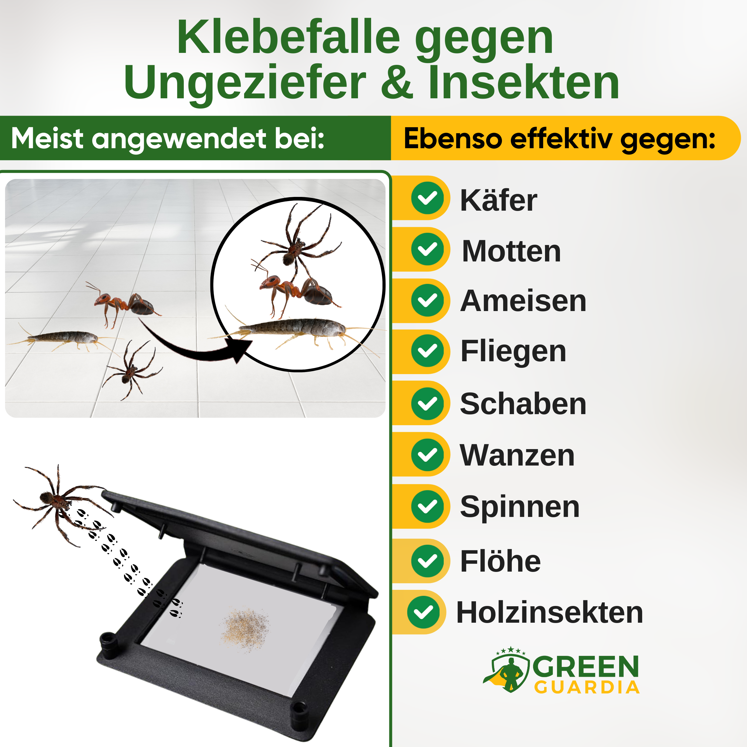 Ongedierte-/insectenval met feromoonlokstof