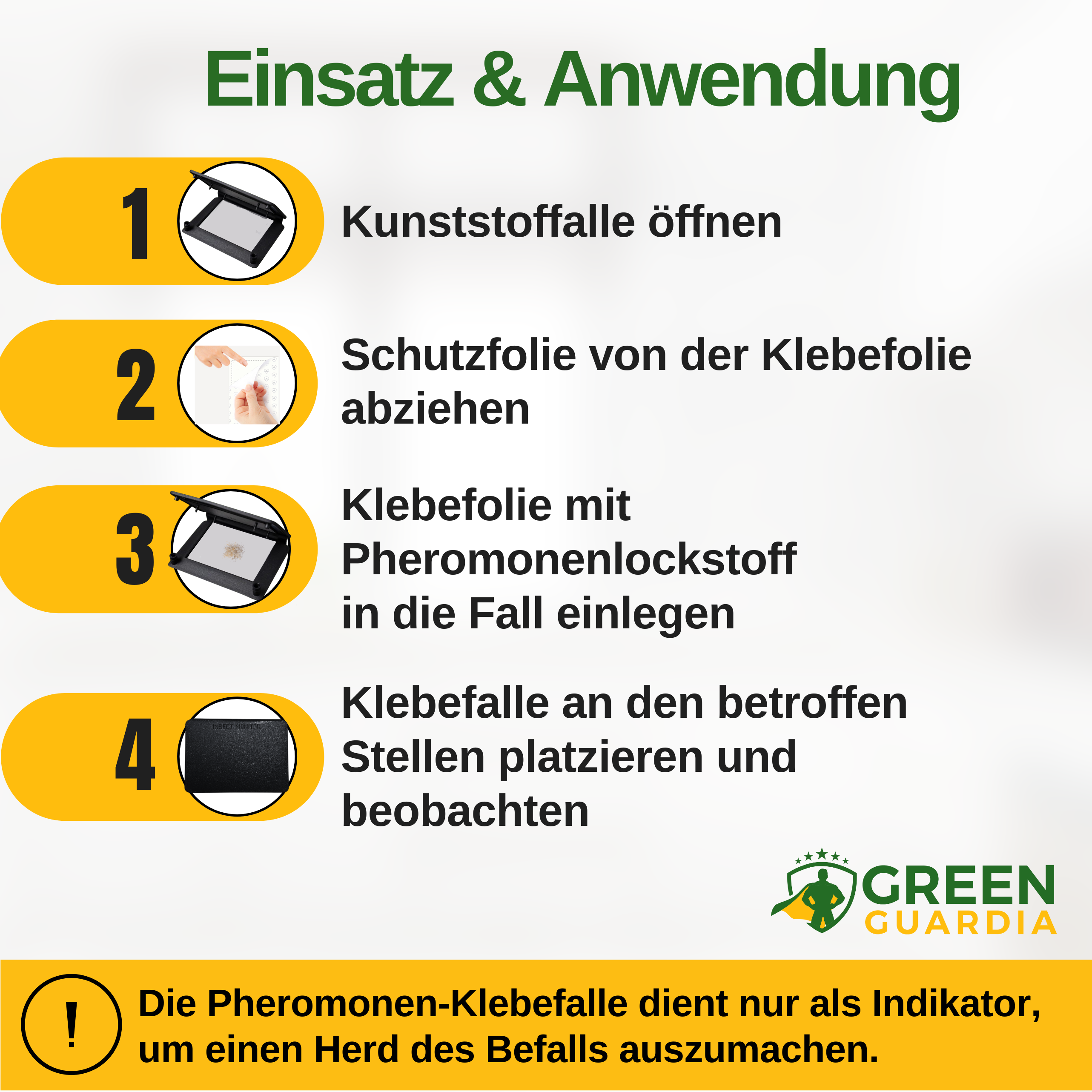 Ongedierte-/insectenval met feromoonlokstof