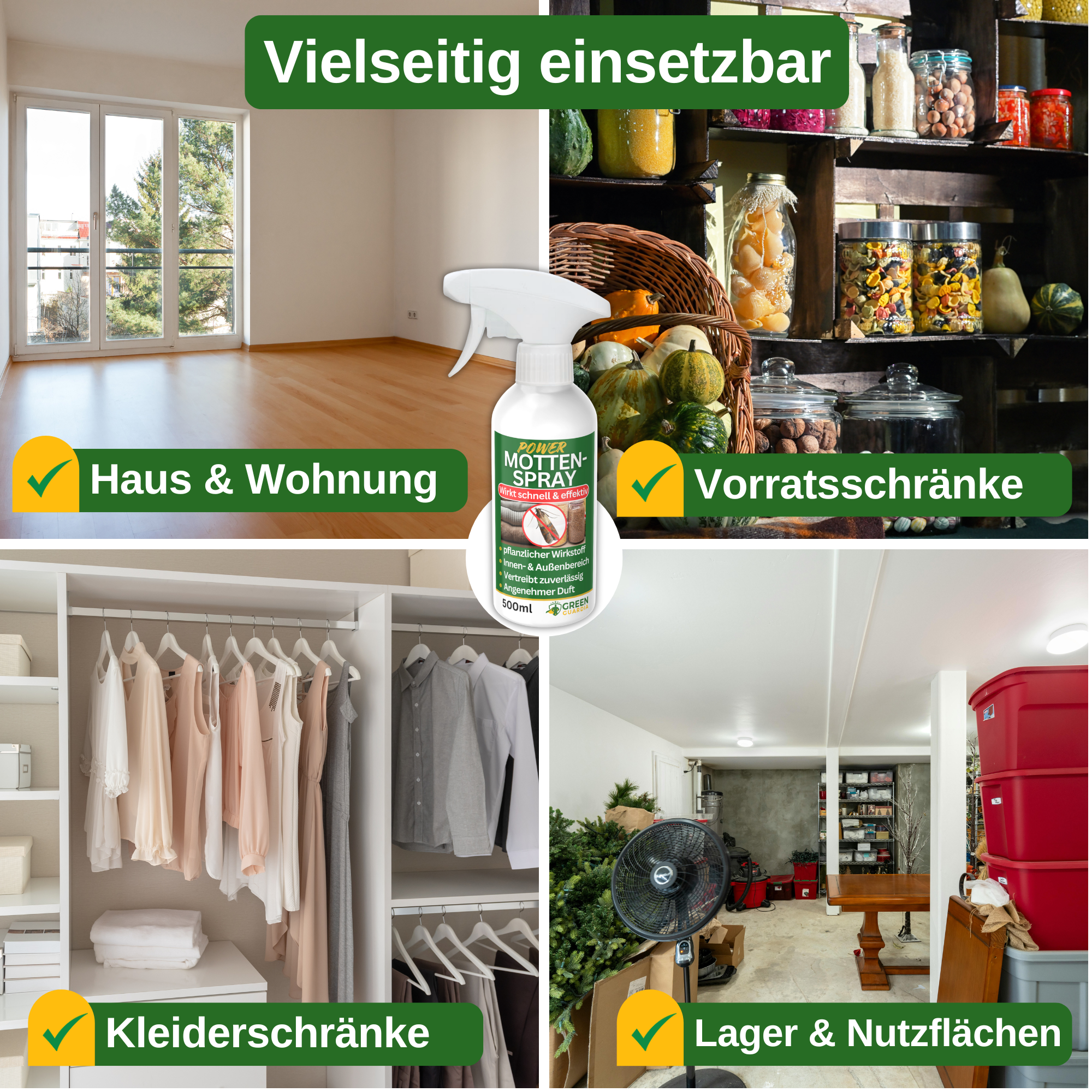 Mottenwerende spray met geconcentreerde werking