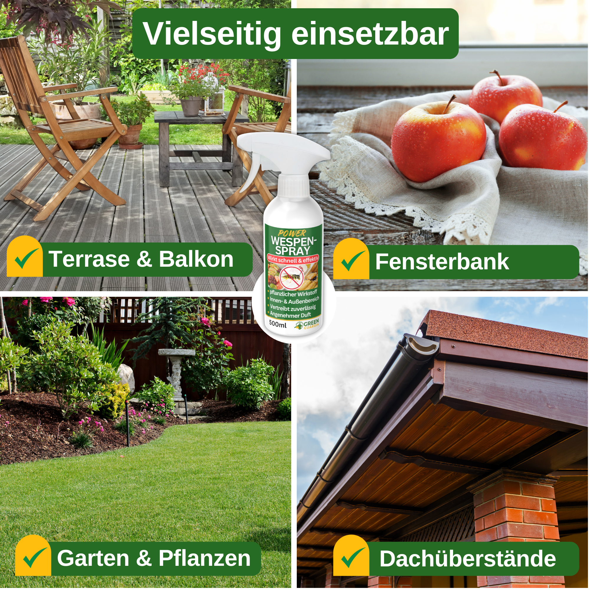 Krachtige wespenwerende sprayconcentraat