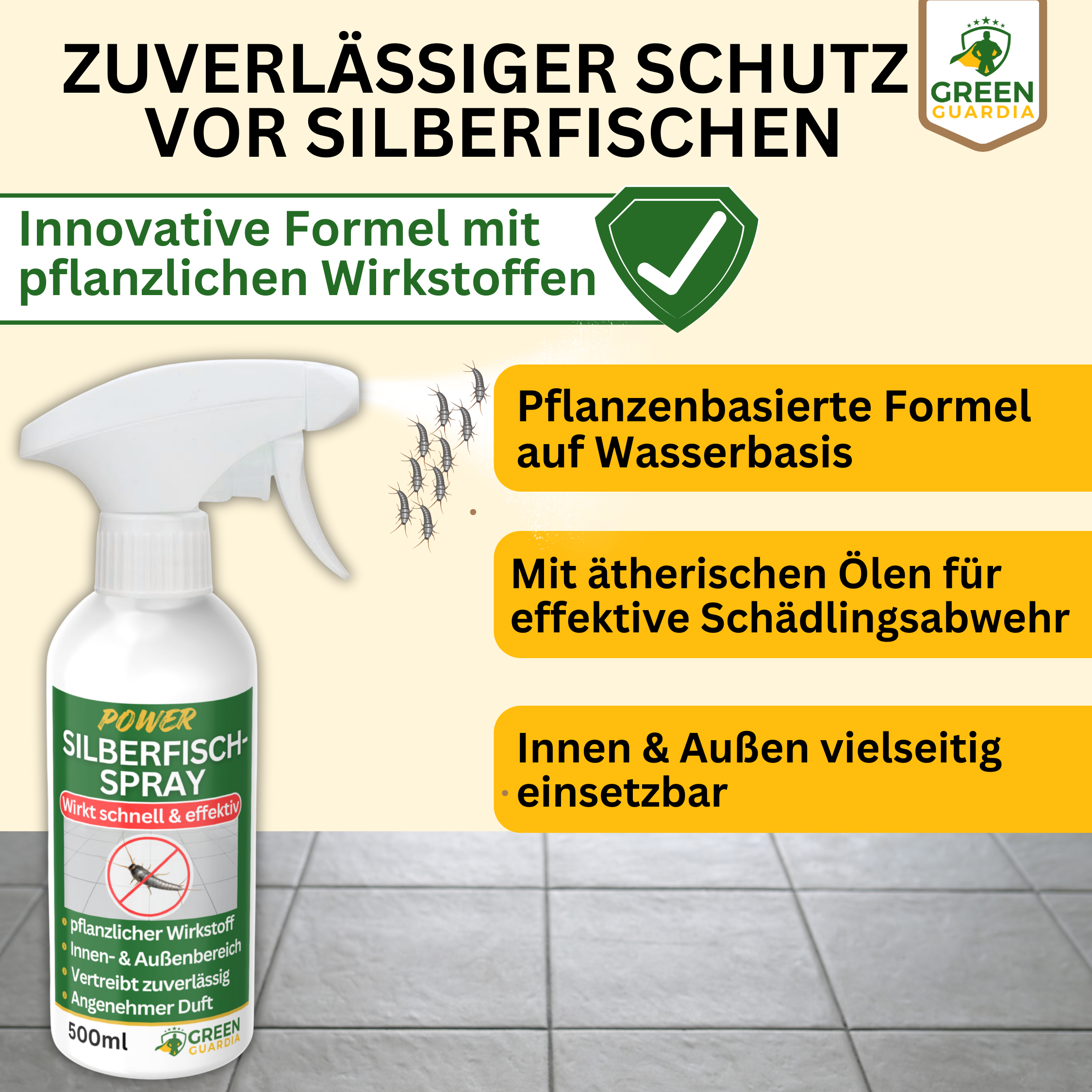 Zilvervisjeswerende spray met geconcentreerde werking