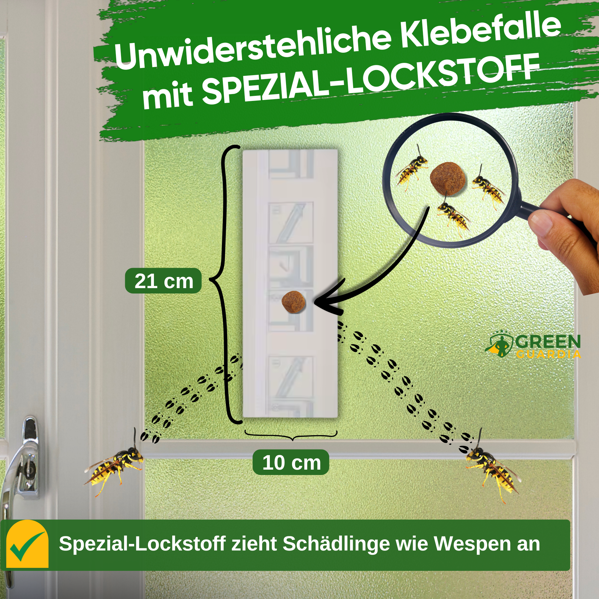 Wespenraamval met speciaal lokmiddel
