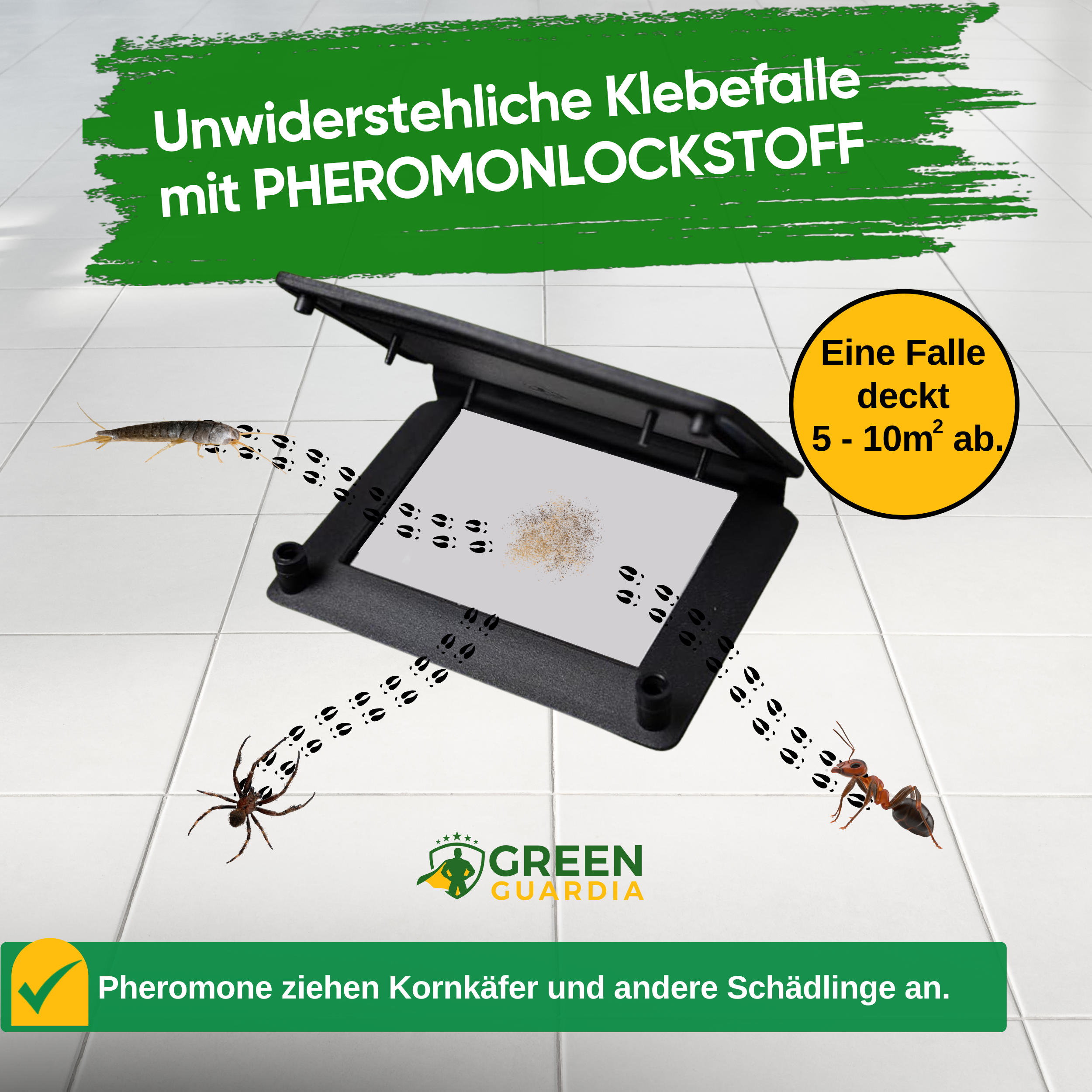 Ongedierte-/insectenval met feromoonlokstof