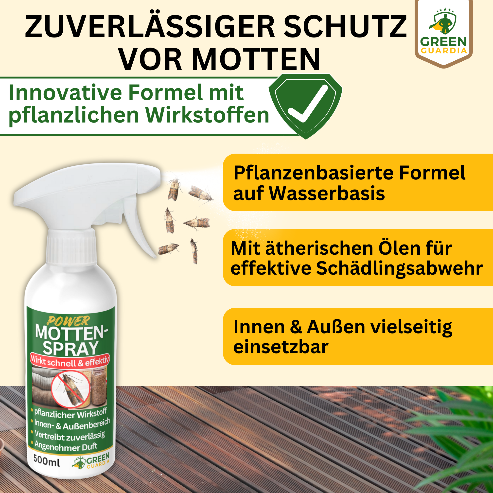 Mottenwerende spray met geconcentreerde werking