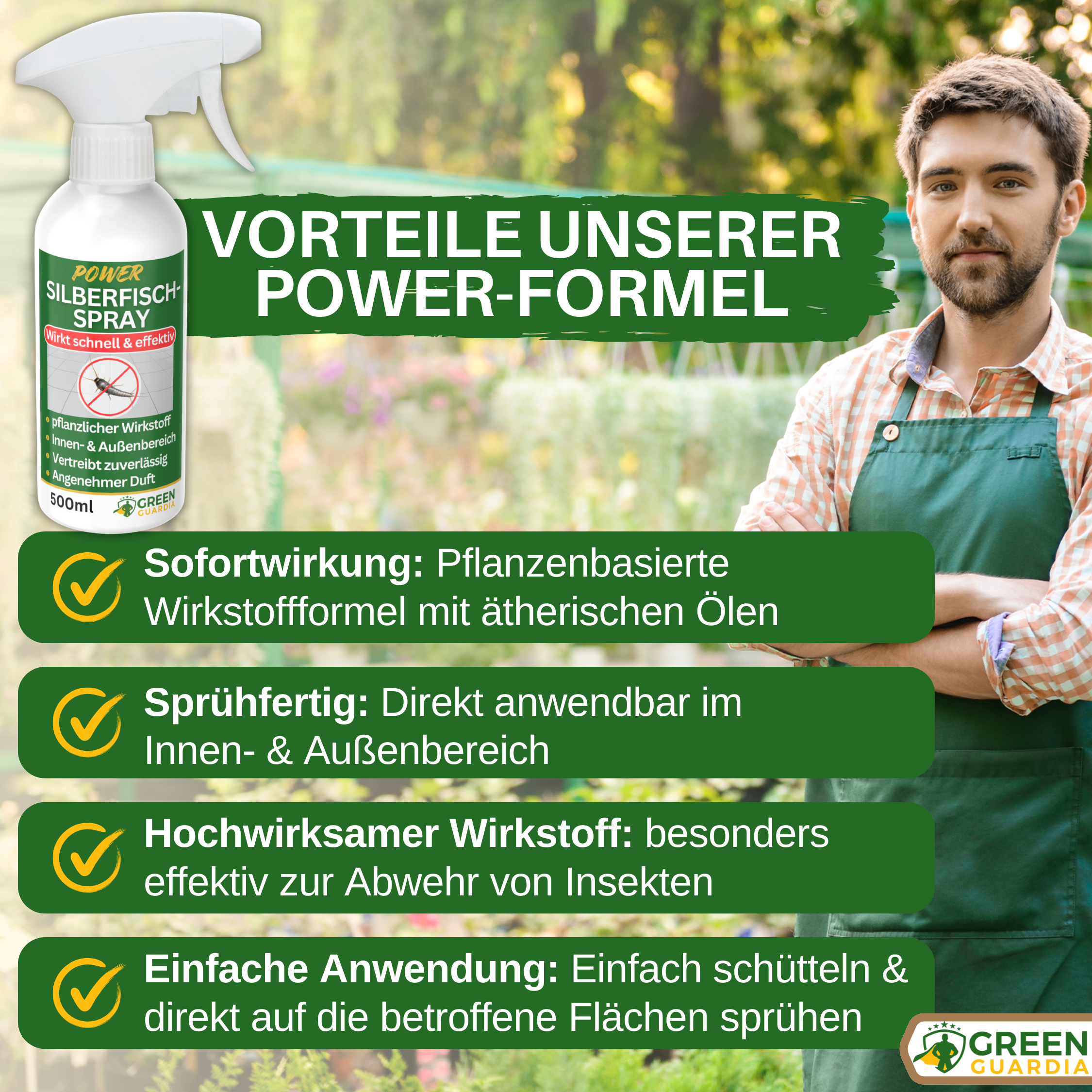 Zilvervisjeswerende spray met geconcentreerde werking