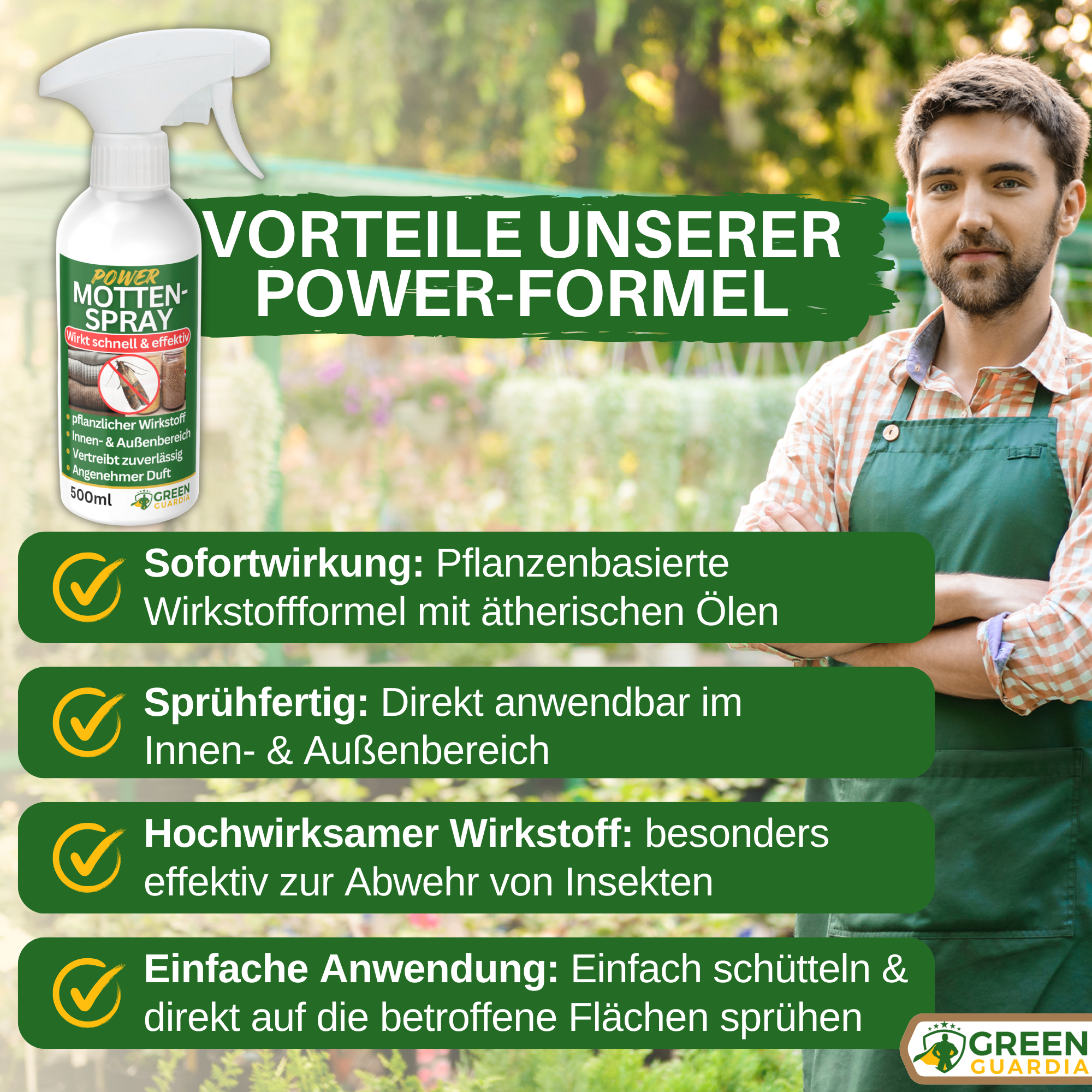 Mottenwerende spray met geconcentreerde werking