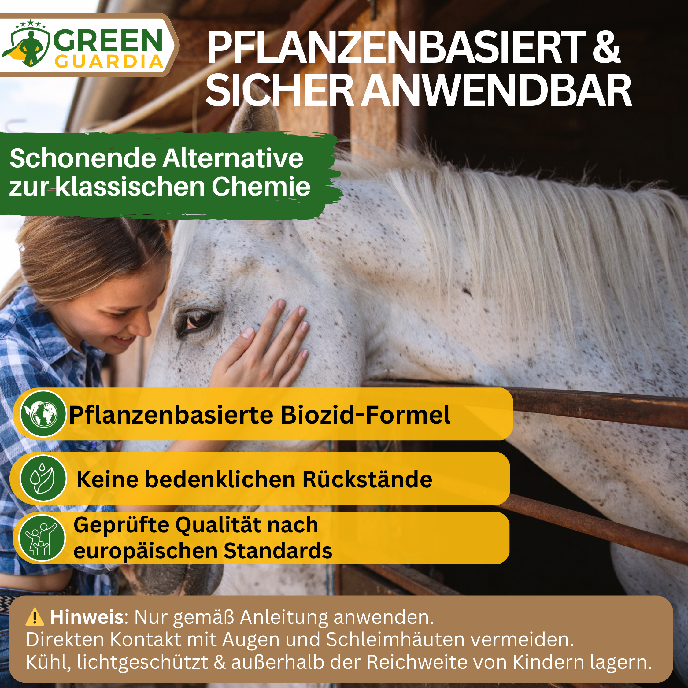 Paardenvliegenspray met geconcentreerde werking voor paarden
