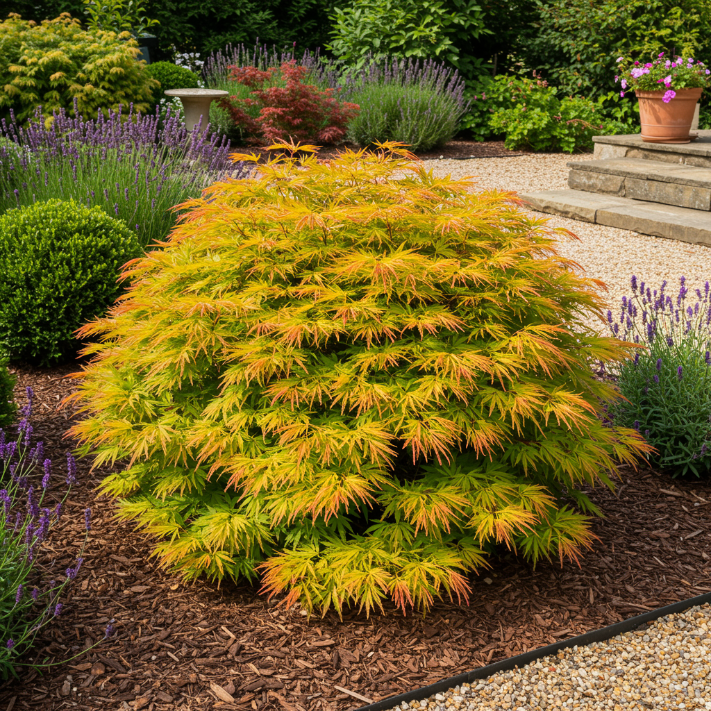 Acer Palmatum ‘Summergold’ – Japanischer Ahorn, laubabwerfend – 19 cm Topf, 70 cm hoch - Green Guardia - Ihr Experte für Schädlinge und Pflanzen