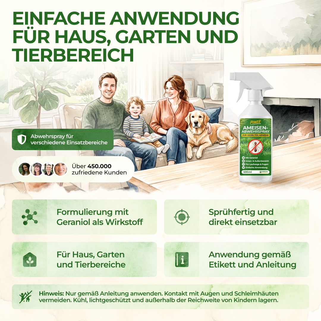 Ameisen Abwehrspray Power-Konzentrat - 500ml