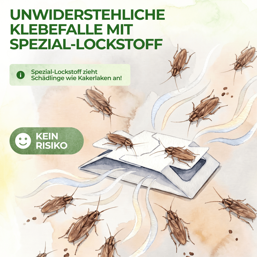 Kakerlaken / Schaben Falle - Green Guardia - Ihr Experte für Schädlinge und Pflanzen
