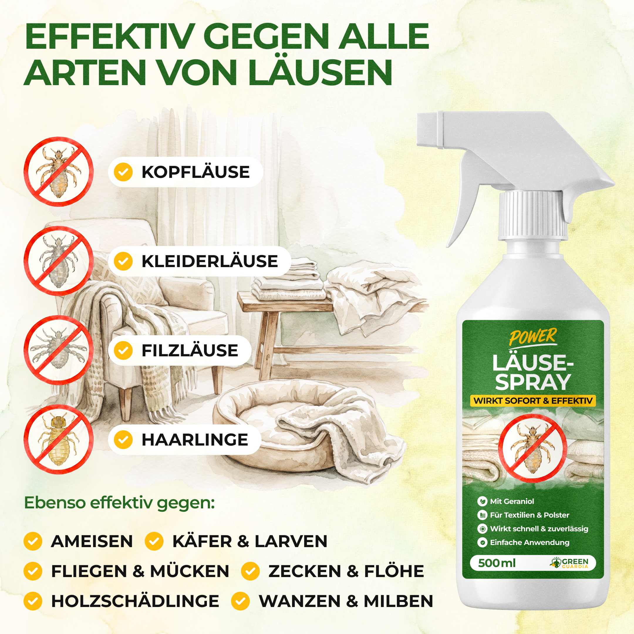 Luizenafweermiddel Spray Power Concentrate