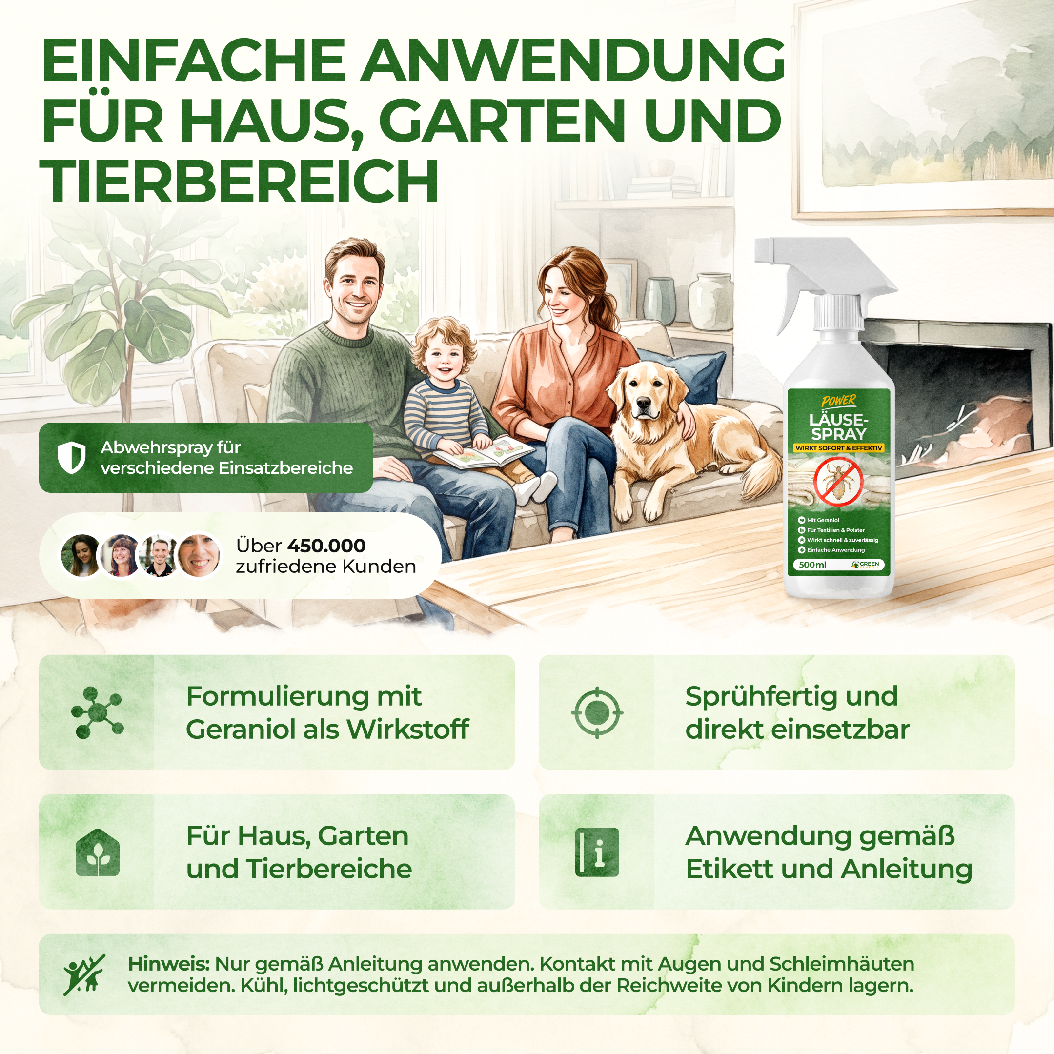Luizenafweermiddel Spray Power Concentrate