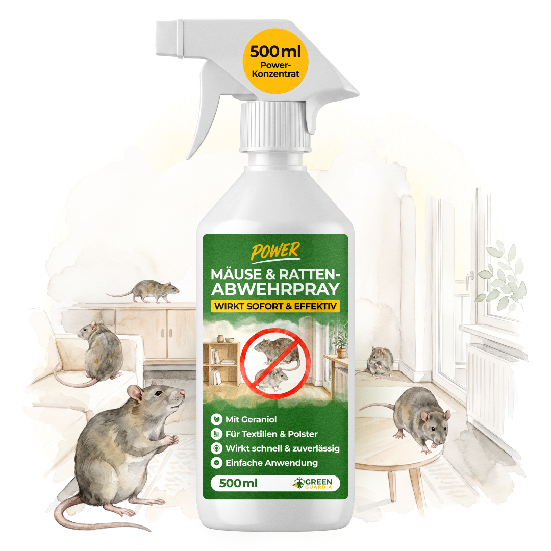 Muizen-/rattenafweermiddelspray met geconcentreerde werking
