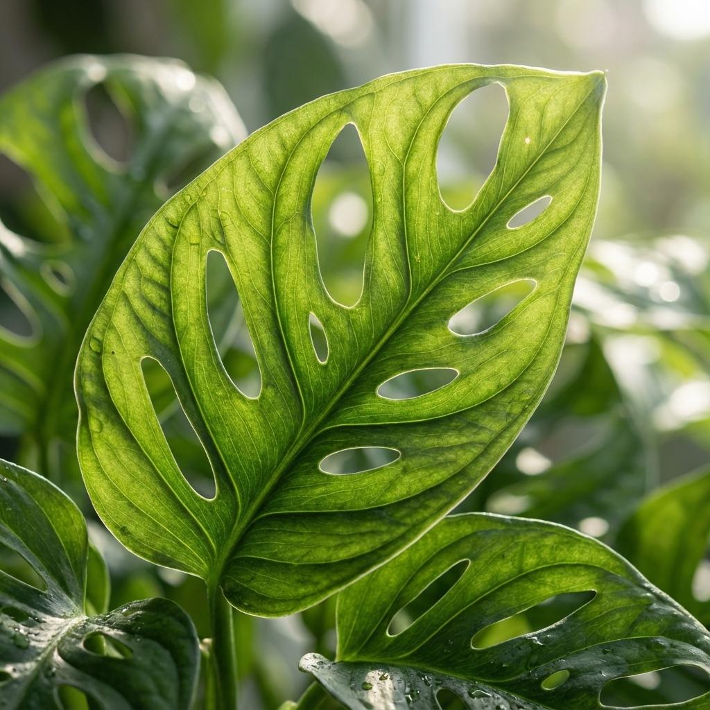 Monstera ‘Monkey Mask’ – Kletter - und Hängepflanze, 12 cm Topf, 25–35 cm Höhe - Green Guardia - Ihr Experte für Schädlinge und Pflanzen