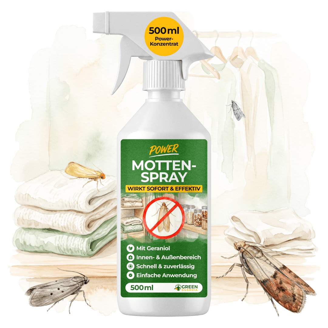 Motten-Abwehrspray Power-Konzentrat - 500ml - Green Guardia - Ihr Experte für Schädlinge und Pflanzen