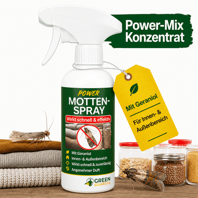 Motten-Abwehrspray Power-Konzentrat - Green Guardia - Ihr Experte für Schädlinge und Pflanzen