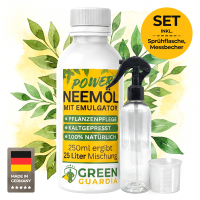 Neem oil with emulsifier for plant care