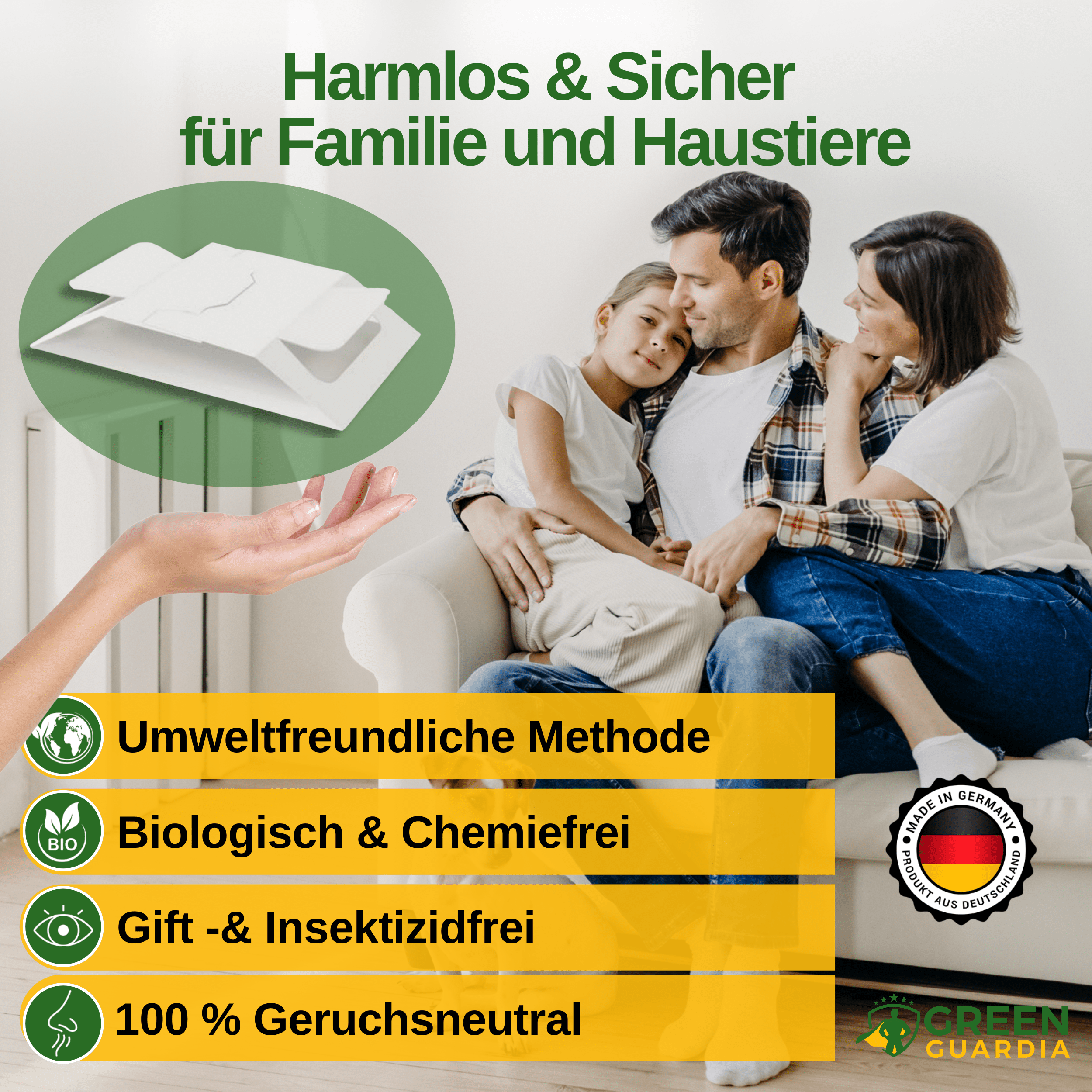 Pelzkäfer Falle mit Spezial - Lockstoff - Green Guardia - Ihr Experte für Schädlinge und Pflanzen