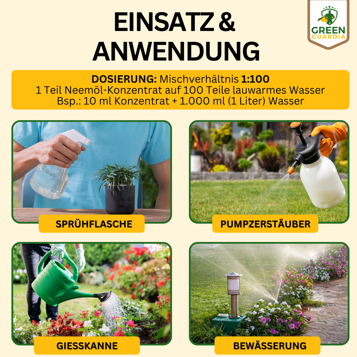 Power Neemöl gegen Trauermücken - Green Guardia - Ihr Experte für Schädlinge und Pflanzen
