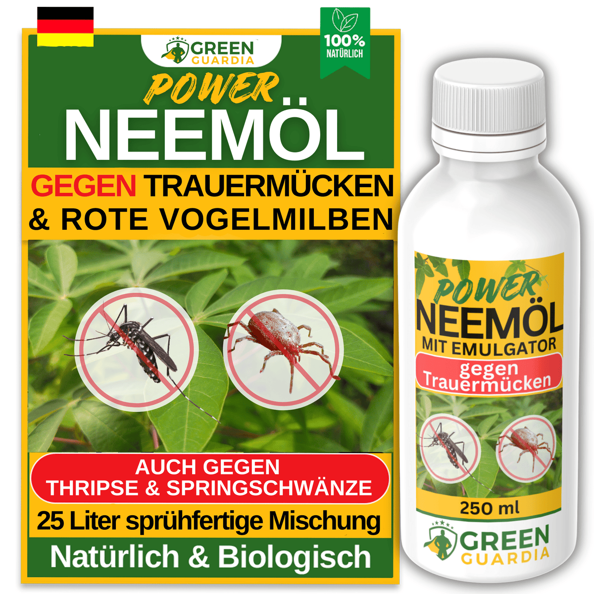 Power Neemöl gegen Trauermücken - Green Guardia - Ihr Experte für Schädlinge und Pflanzen