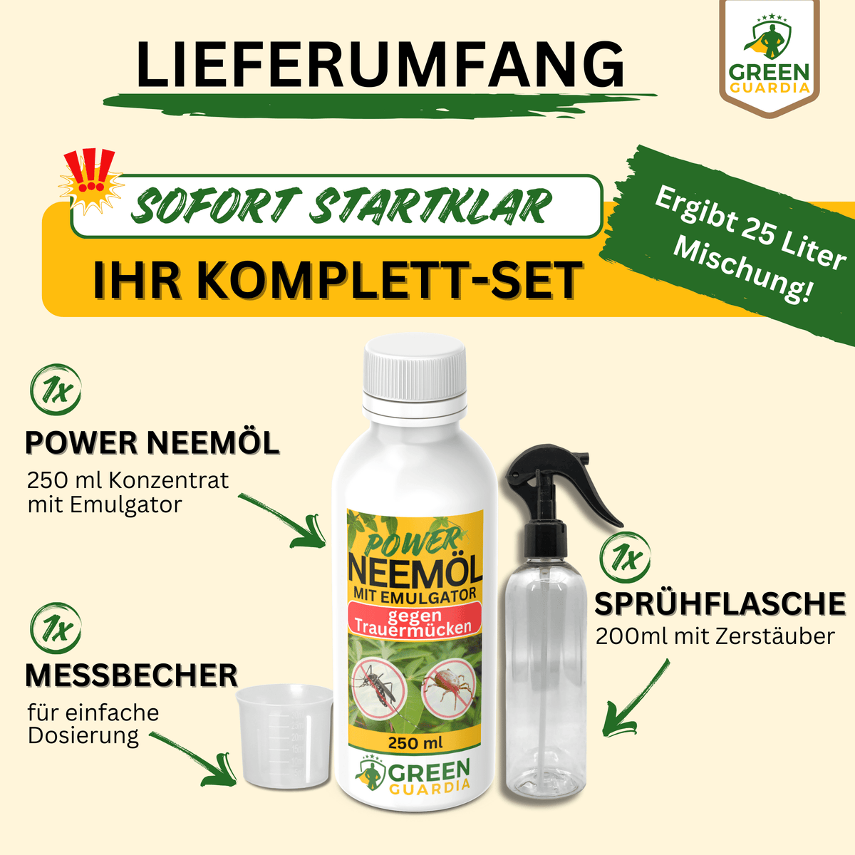 Power Neemöl gegen Trauermücken - Green Guardia - Ihr Experte für Schädlinge und Pflanzen