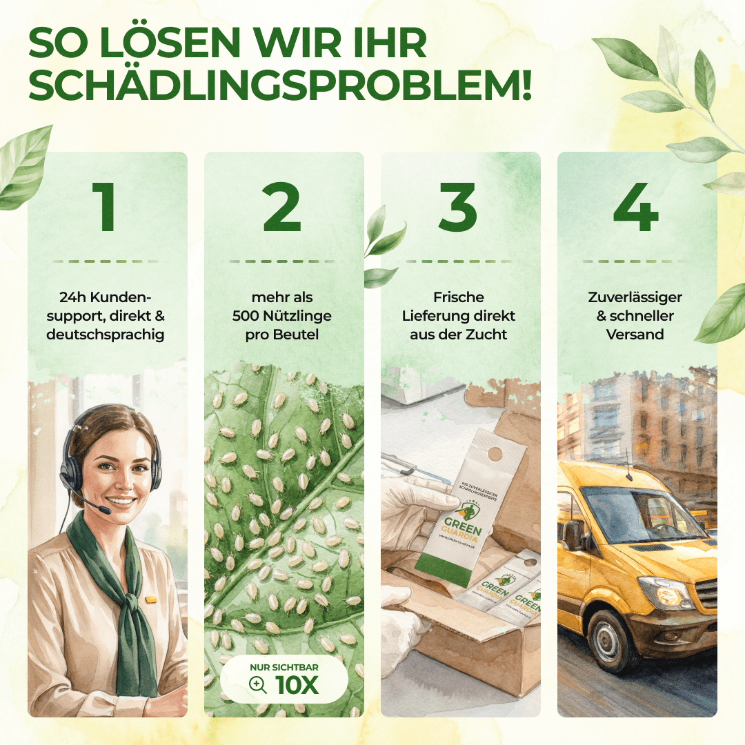 Raubmilben Mix gegen Thripse & Spinnmilben - Green Guardia - Ihr Experte für Schädlinge und Pflanzen