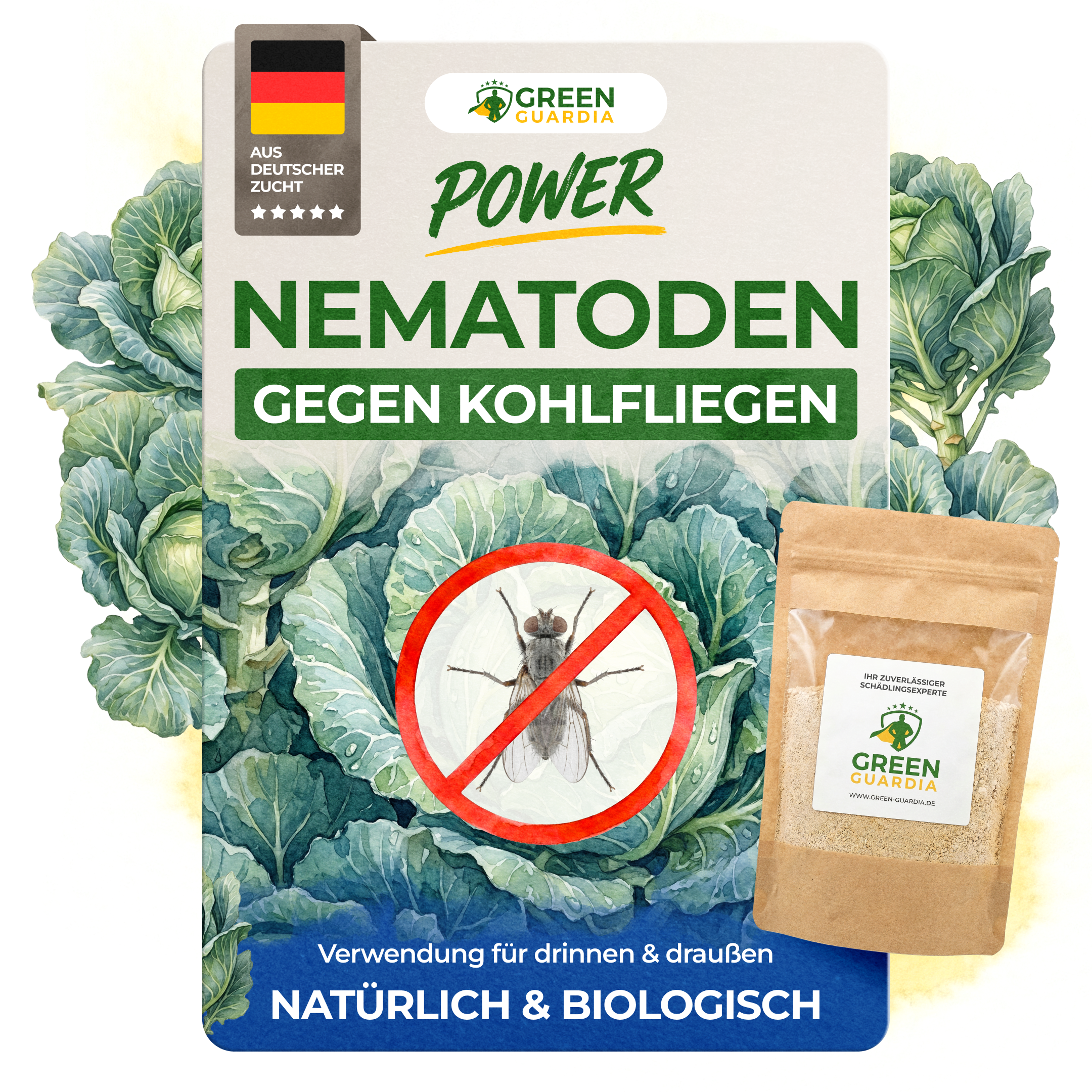Nematoden gegen Kohlfliegen