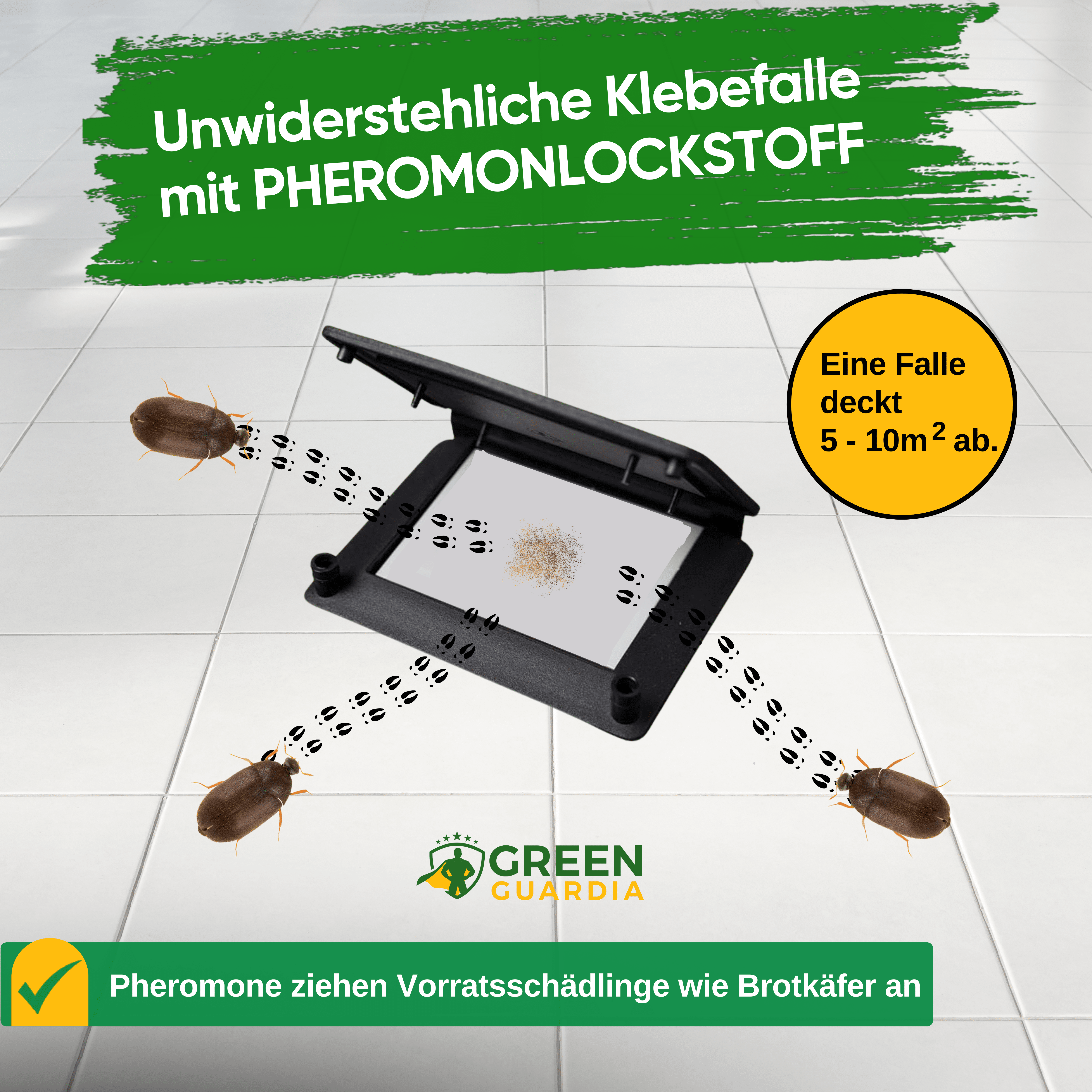 Speckkäfer Falle mit Pheromon - Lockstoff - Green Guardia - Ihr Experte für Schädlinge und Pflanzen
