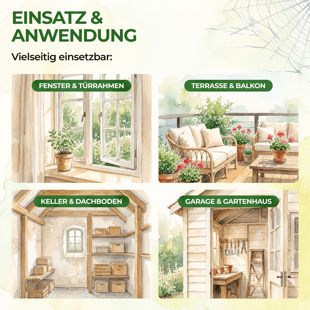 Spinnen Abwehrspray Power-Konzentrat - 500ml - Green Guardia - Ihr Experte für Schädlinge und Pflanzen