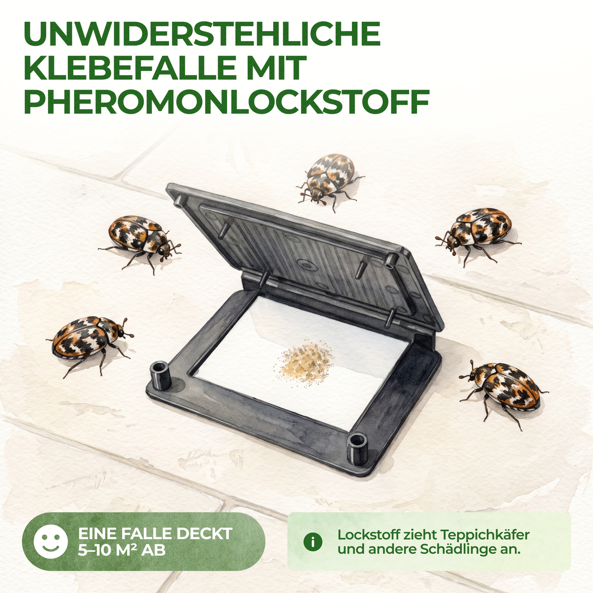 Carpet beetle trap