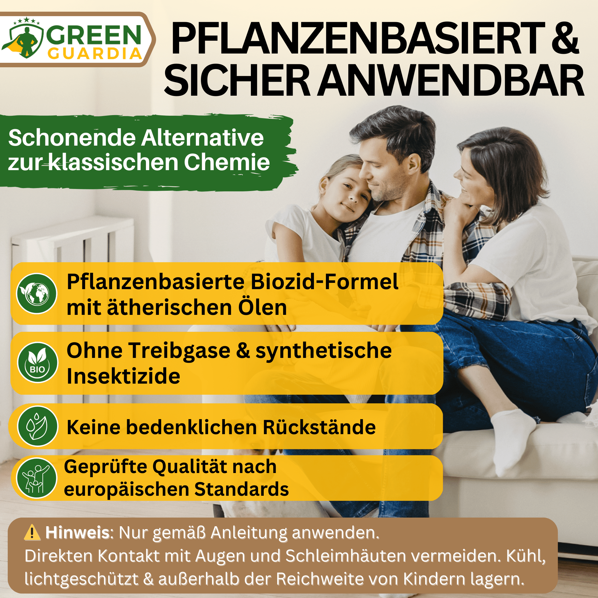 Wespen - Abwehrspray Power - Konzentrat - Green Guardia - Ihr Experte für Schädlinge und Pflanzen